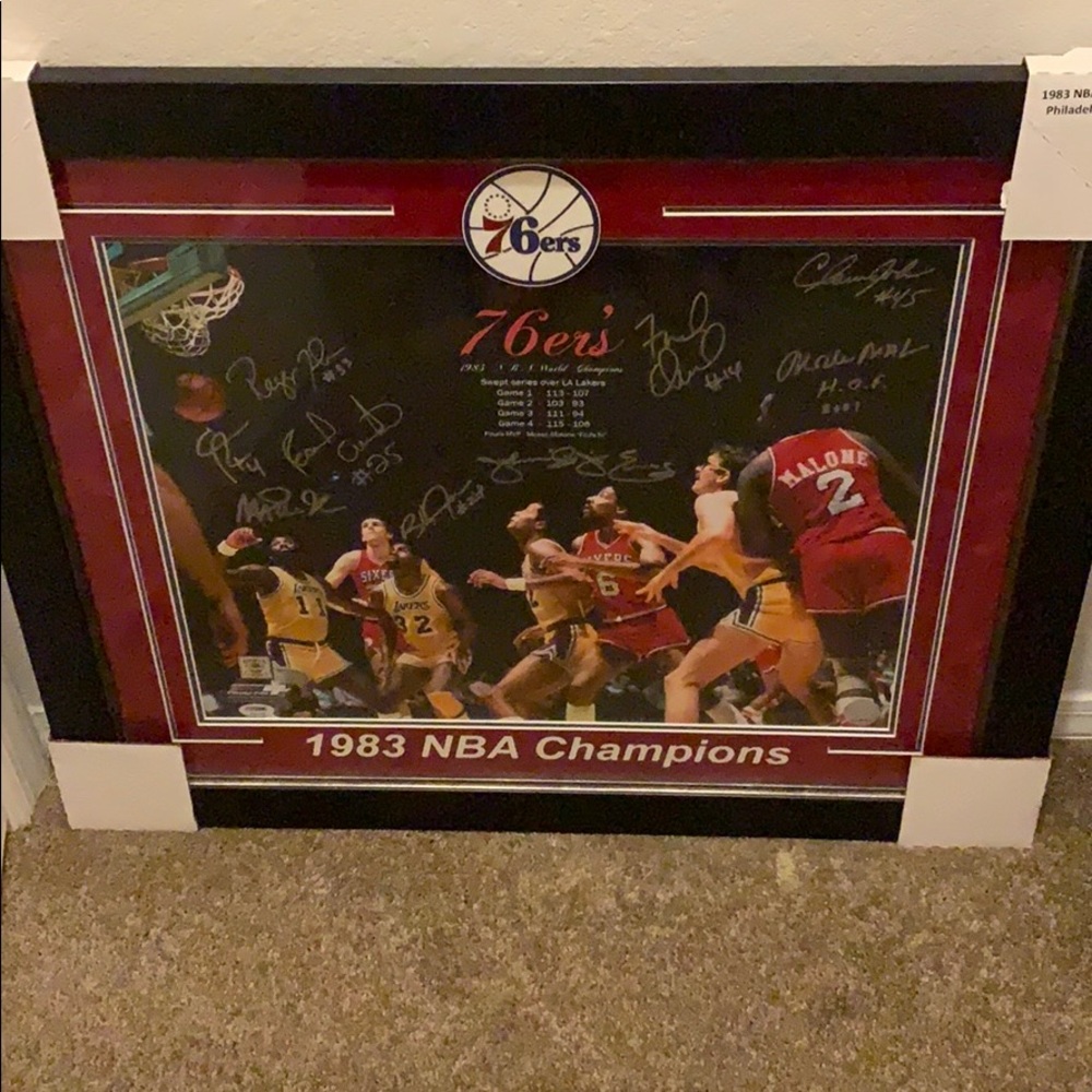 1983 76ers champion photo